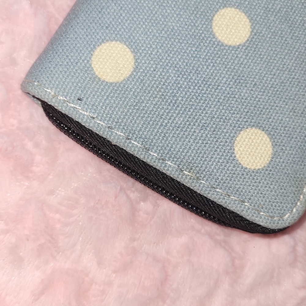 Canvas Wallet- Polka-Dot - Picture 4 of 16